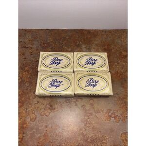 Lot of 4 Cal Ben Soap Co. Bars Vintage Pure Natural Complexion Beauty Care NOS
